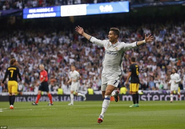 Sederet Rekor CR7 Pasca Hattrick ke Gawang Atletico