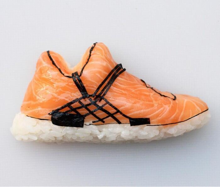 &quot;Sneakers&quot; Ini Dibuat Dari Sushi Oleh Seorang Chef Itali.