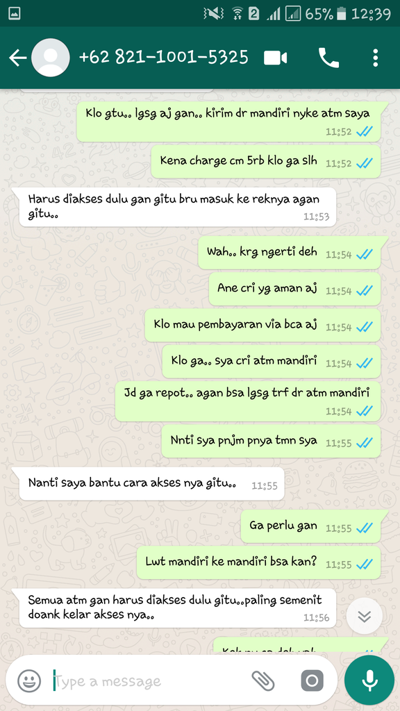 Penipuan dengan modus Mandiri e-Cash