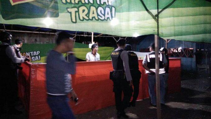 Tanggapi Laporan Masyarakat, Sat Sabhara Tolitoli Tutup Tempat Permainan Erek-Erek