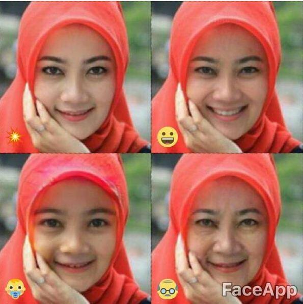 Wajah publik figur dan artis versi tua dengan aplikasi FaceApp, hasilnya kocak-kocak