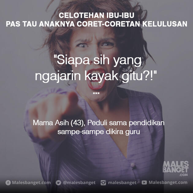 Jangan Corat-coret Seragam SMA Kalo Gak Mau Kena 7 Omelan Mama Kayak Gini!.