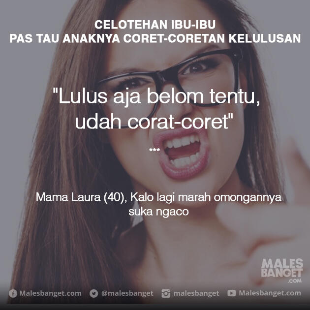 Jangan Corat-coret Seragam SMA Kalo Gak Mau Kena 7 Omelan Mama Kayak Gini!.