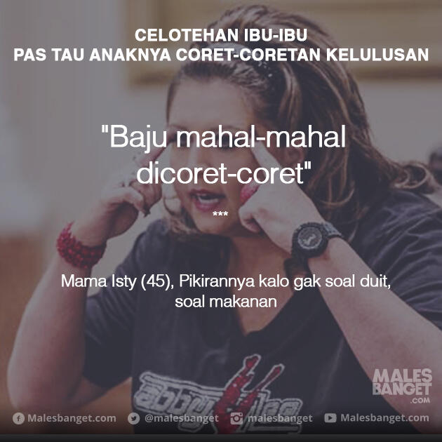 Jangan Corat-coret Seragam SMA Kalo Gak Mau Kena 7 Omelan Mama Kayak Gini!.