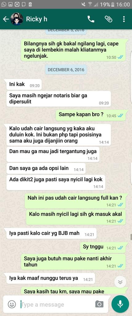 Surat Terbuka u/ GROSIRJOGGER Ricky Nurhadiansyah untuk mengembalikan Uang saya