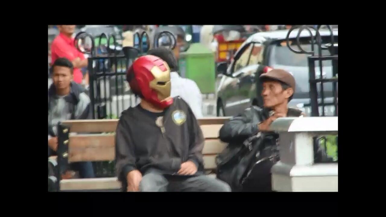 iron man prank di jogja gan