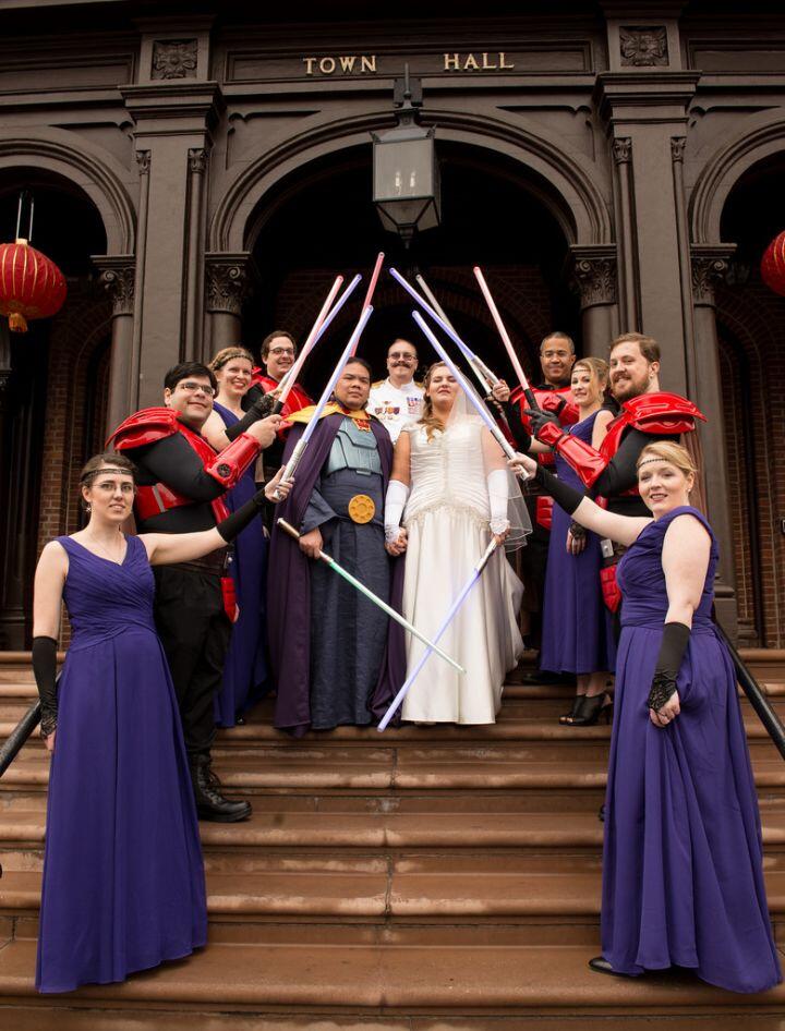 30 Ide Tema Pernikahan 'Star Wars'