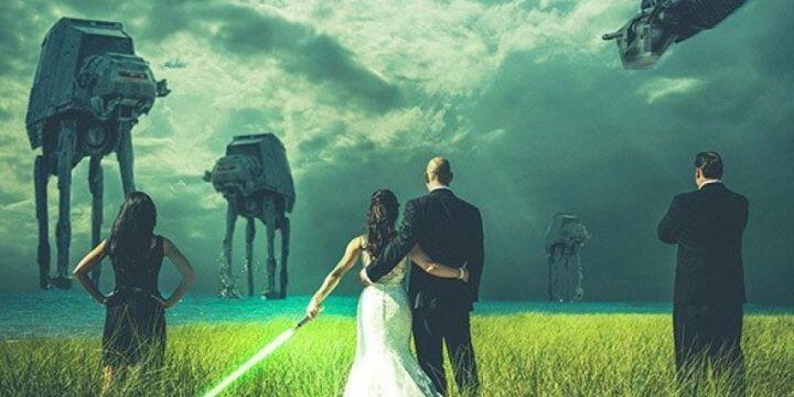 30 Ide Tema Pernikahan 'Star Wars'