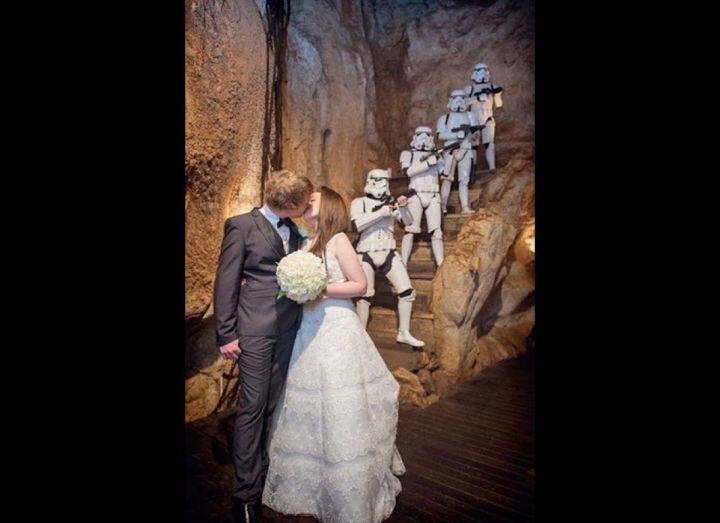 30 Ide Tema Pernikahan 'Star Wars'