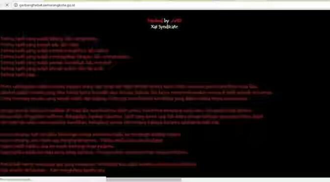 Hacker Gagal Move On, Tulis Pesan Cinta Nan Galau Di Situs Pemkot Semarang