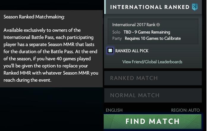 International ranked