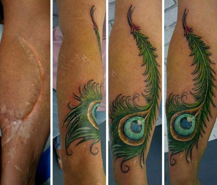 Deretan Tatto Keren yang Berasal dari Bekas Luka