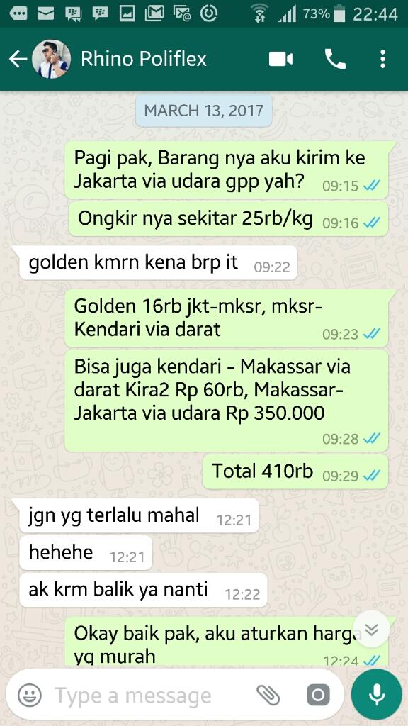 Hati Hati Belanja Di Rhino flex.Co.Id