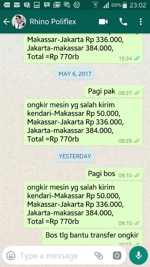 Hati Hati Belanja Di Rhino flex.Co.Id