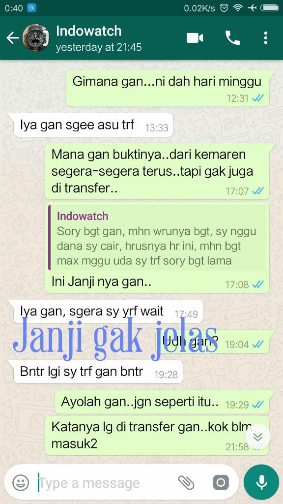 Penipuan skn99 Indowatch Zone