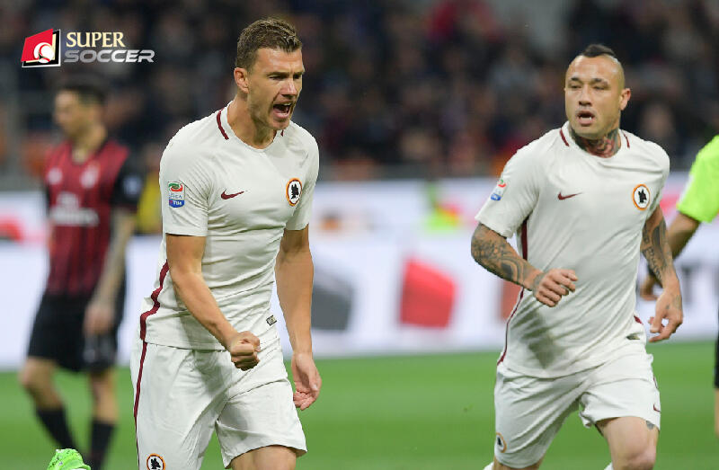 Edin Dzeko, Perusak Rekor Legenda AS Roma