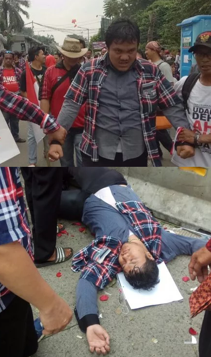 Massa Pro Ahok Gelar Aksi Dini Hari di Cipinang, Polisi Berjaga