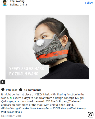 Masker Super Keren Ini Terbuat dari Sneakers Gan!