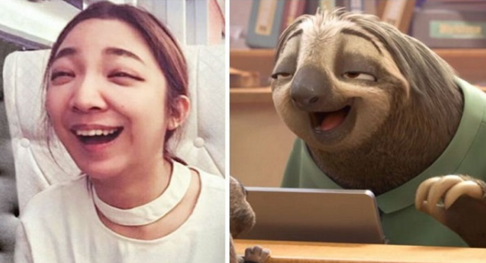 Lucunya!!! Wajah Orang-Orang Ini Mirip Tokoh Animasi