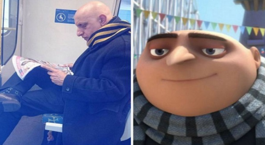 Lucunya!!! Wajah Orang-Orang Ini Mirip Tokoh Animasi
