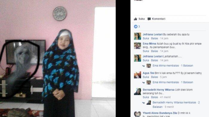 Foto Sosok Hantu Nenek Tua Hebohkan Facebook
