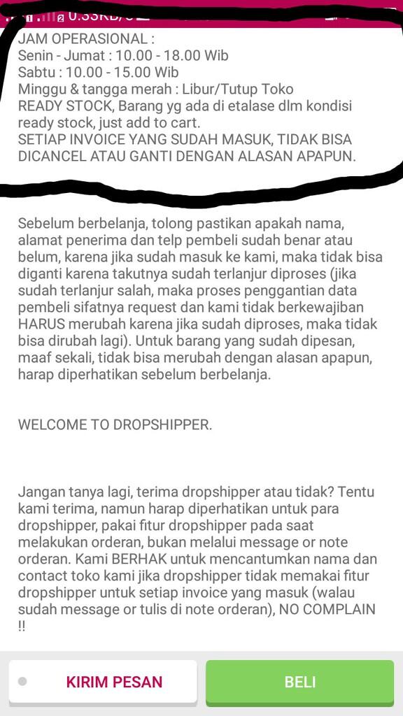 RESI BODONG BUKALAPAK