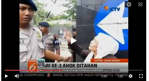 Nenek Ini Marahi Polisi Jaga Tempat Ahok Ditahan, Ada Apa?