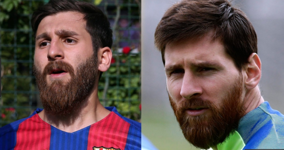 Mirip Lionel Messi, pria ini diamankan di kantor polisi