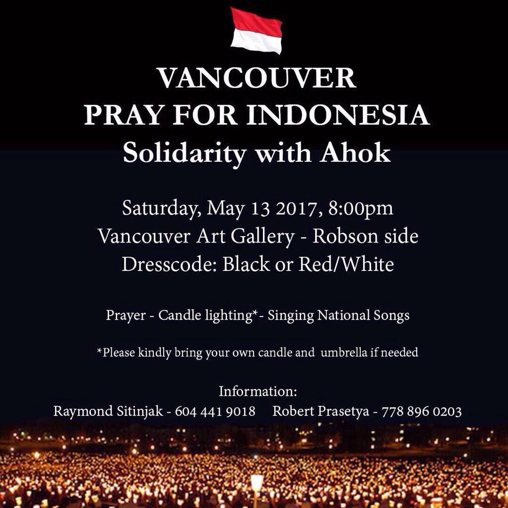 Korban Mei 1998 dan aksi lilin untuk Ahok yang meluas