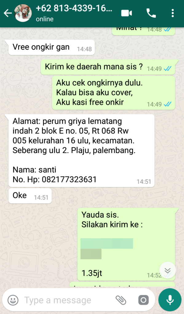 Penipu dengan metode E-Cash