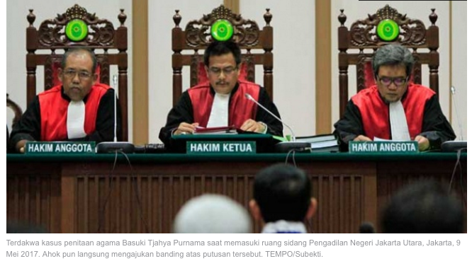 Hamdan Zoelva: Hakim Pengadilan Ahok Sangat Profesional