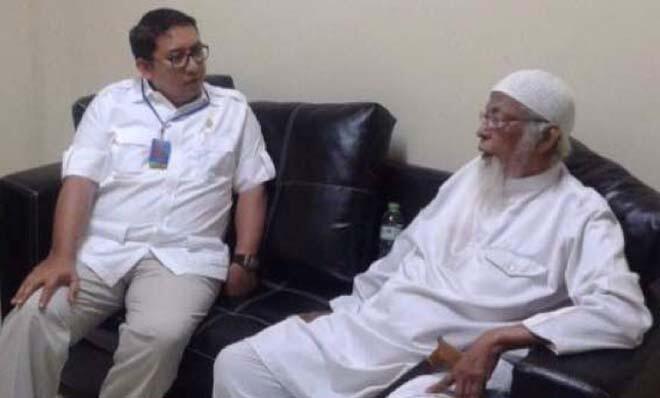Fadli Zon Dengar Pandangan Abu Bakar Baasyir di Gunung Sindur