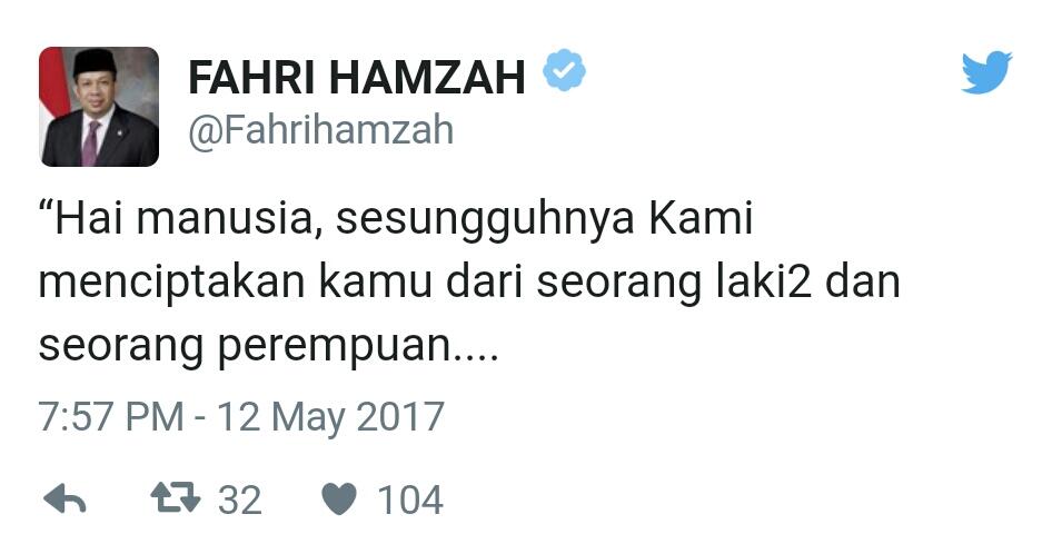 Postingan Mengejutkan Fahri Hamzah Sehari Sebelum Digeruduk Massa di Manado