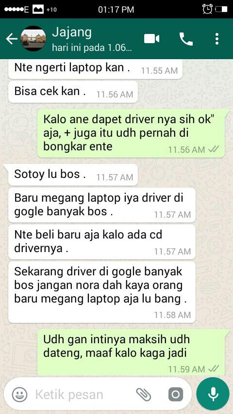 Penjual OLX Gak Sabar + No Recomen