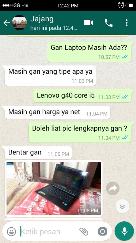 Penjual OLX Gak Sabar + No Recomen