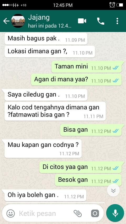 Penjual OLX Gak Sabar + No Recomen