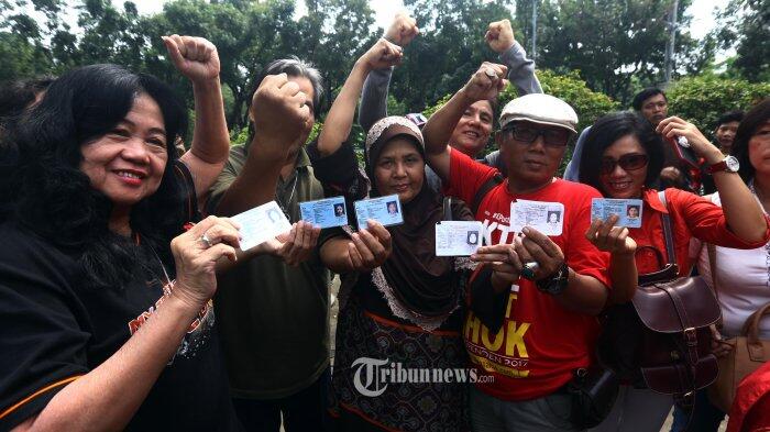 1.500 Pemilik KTP Ajukan Ahok Jadi Tahanan Kota, Pendukung: Jangan Usir Kami Pak