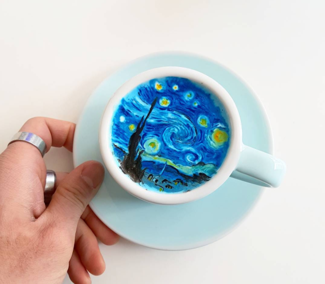Mirip Lukisan, Agan Tega Buat Minum Latte Art ini?
