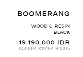 Boomerang Ini Dijual dengan Harga 19 Juta!