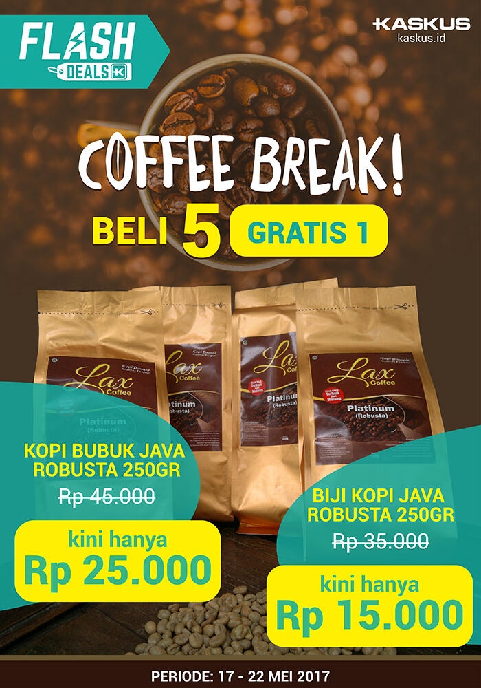 &#91;Flash Deals&#93; Cuma Rp15.000 Buat Cobain Nikmatnya Lax Coffee Asal Malang!