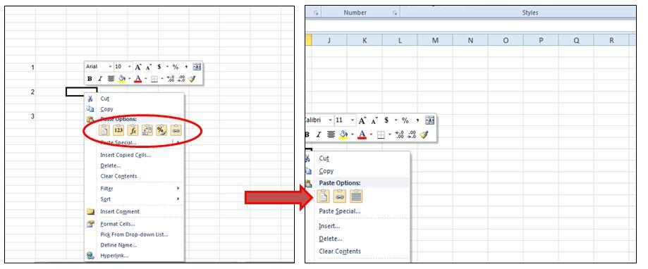 Excel Paste nya kok berubah??