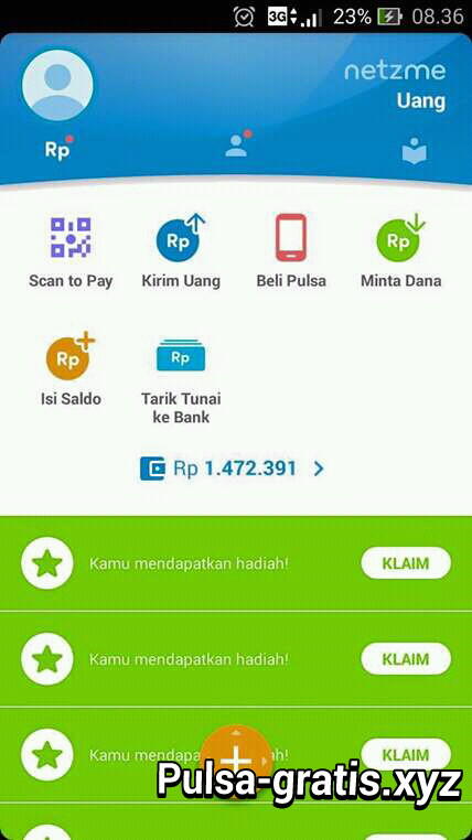 terbukti aplikasi netzme hanya sekali download dapat pulsa 50rb