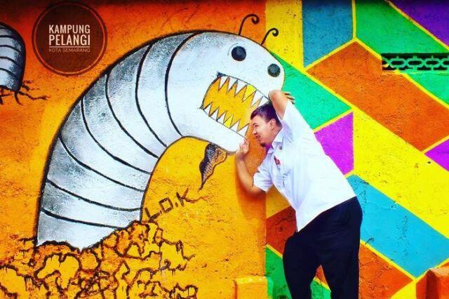 Ngehits di Media Internasional, Kampung Pelangi Semarang 