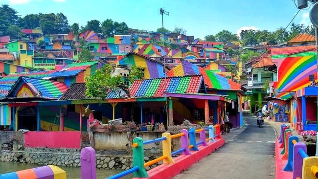 Kampung Pelangi Semarang yang Menarik Perhatian Dunia