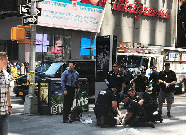 One Dead and 22 Injured as Car Rams Into Pedestrians in Times Square