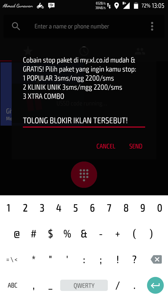 XL Menggerogoti Pulsa Customernya