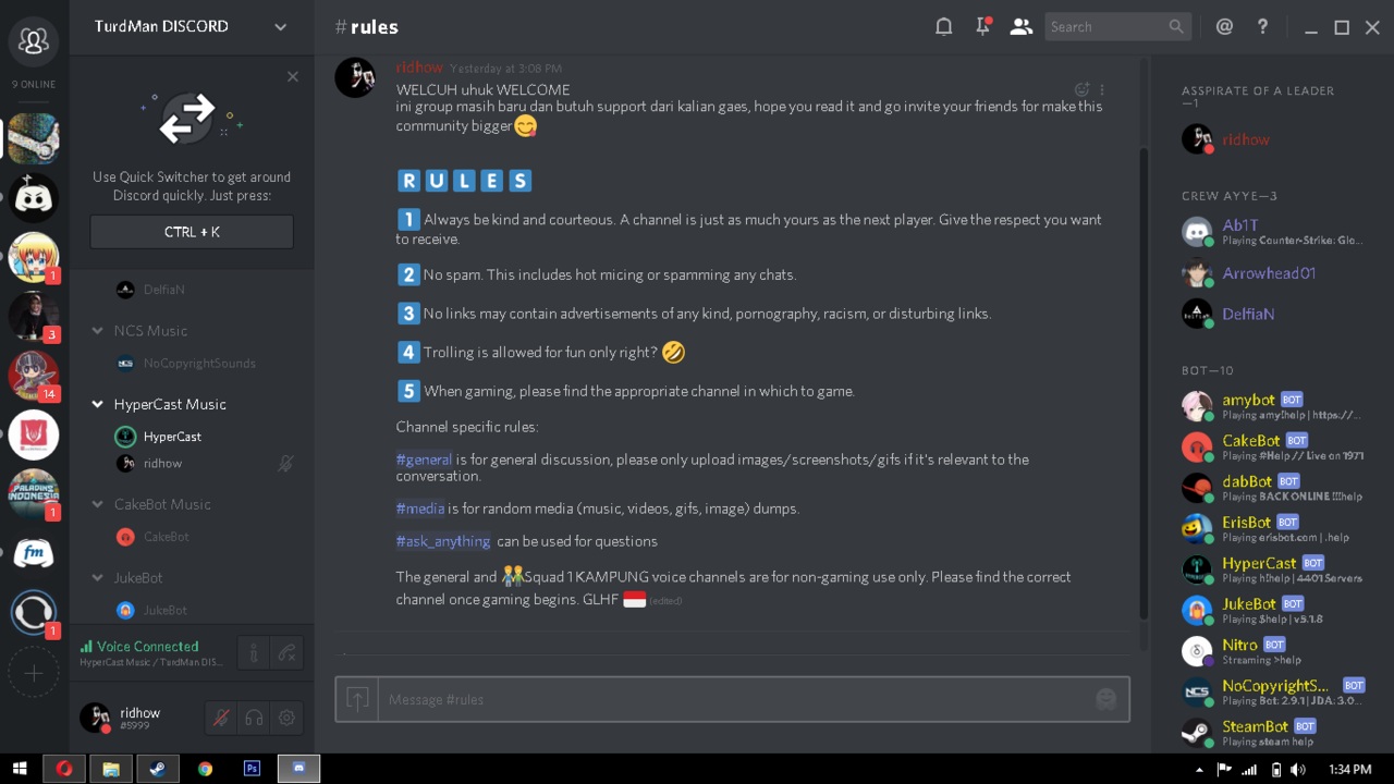 Discord Free Voice Dan Text Chat Gamers Indonesia KASKUS