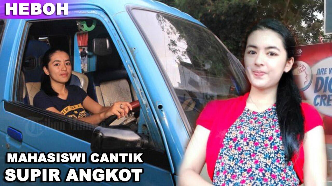 Bukan Kisah FTV, Supir Angkot Cantik Ini Benar-Benar Nyata