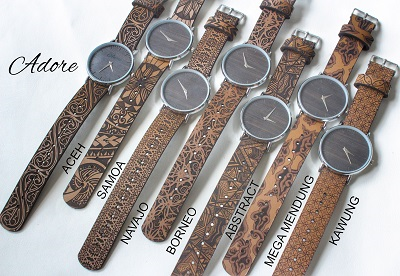 &#91;Hot Review&#93; Adore Watch, Perpaduan Sempurna Kulit dan Batik di Jam Tangan