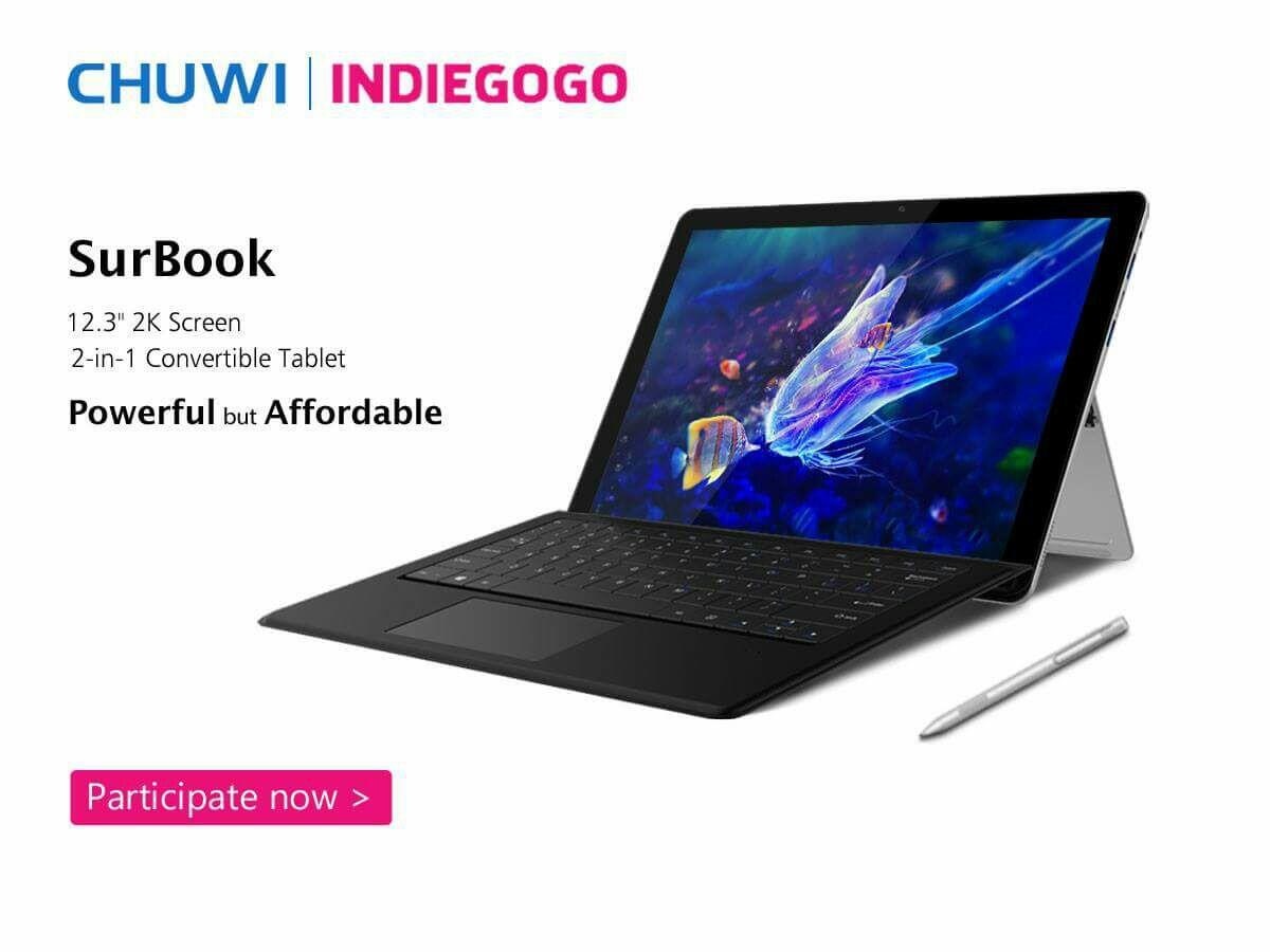 Ayo, Penggalangan Dana Untuk Chuwi SurBook Telah Dimulai!